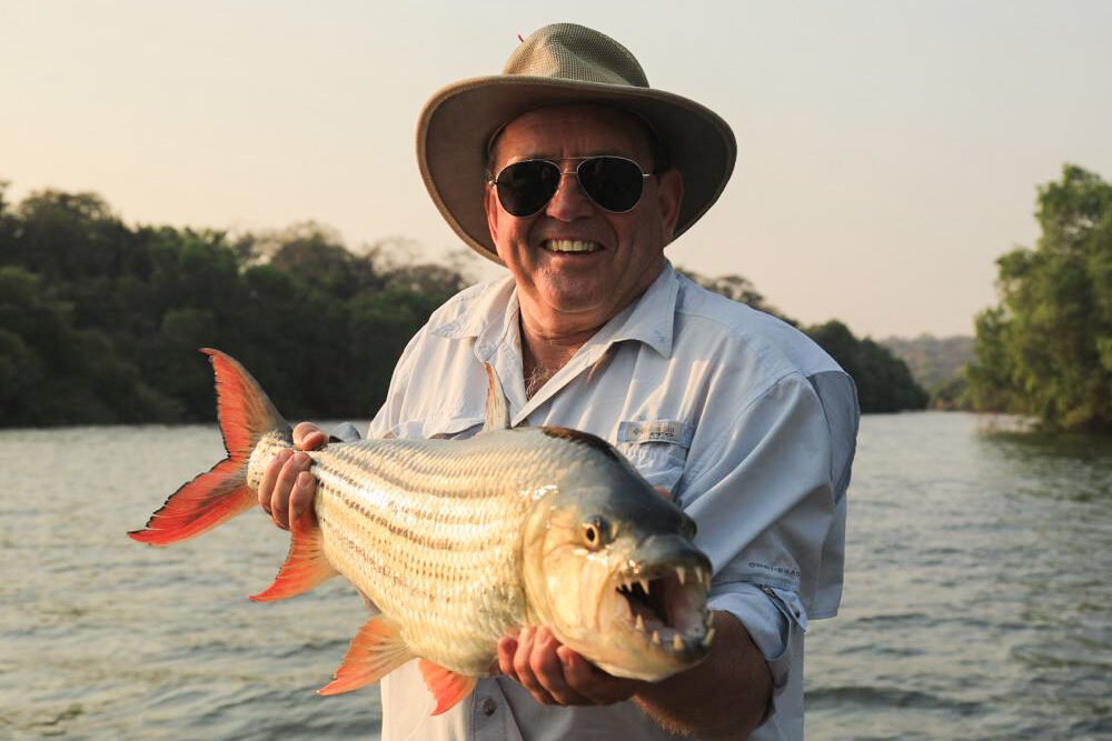 Tiger fish caught with Royal Barotse Safaris